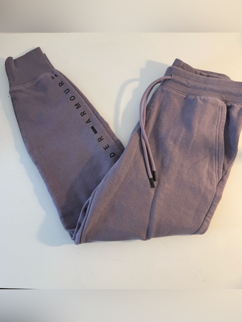 Under Armour Mauve Lavender Drawstring Joggers